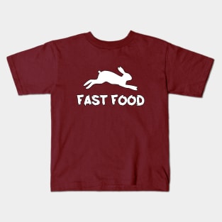 Hoppy Meals - Funny Fast Food Rabbit Kids T-Shirt